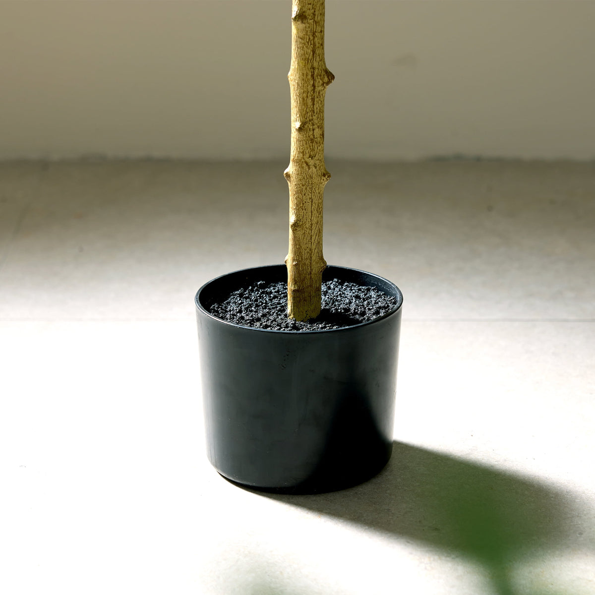 DR.Planzen 7ft Artificial Eucalyptus Tree, Tall Faux Plant in Black Pot, Large Floor Plant for Home & Office Decor