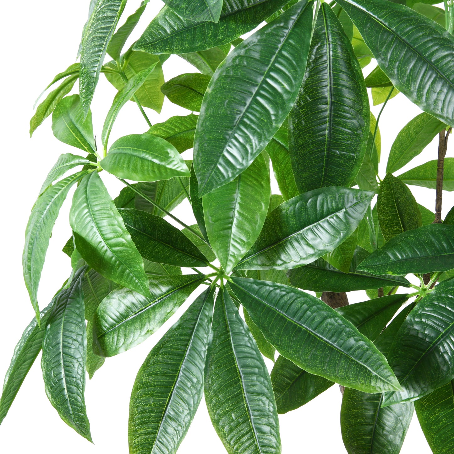 6FT Artificial Plants Pachira Aquatica Money Tree, Fake Plastic Money Plant, Pre Potted Faux Greenry Plant for Home Decor Office House Living Room Indoor Outdoor