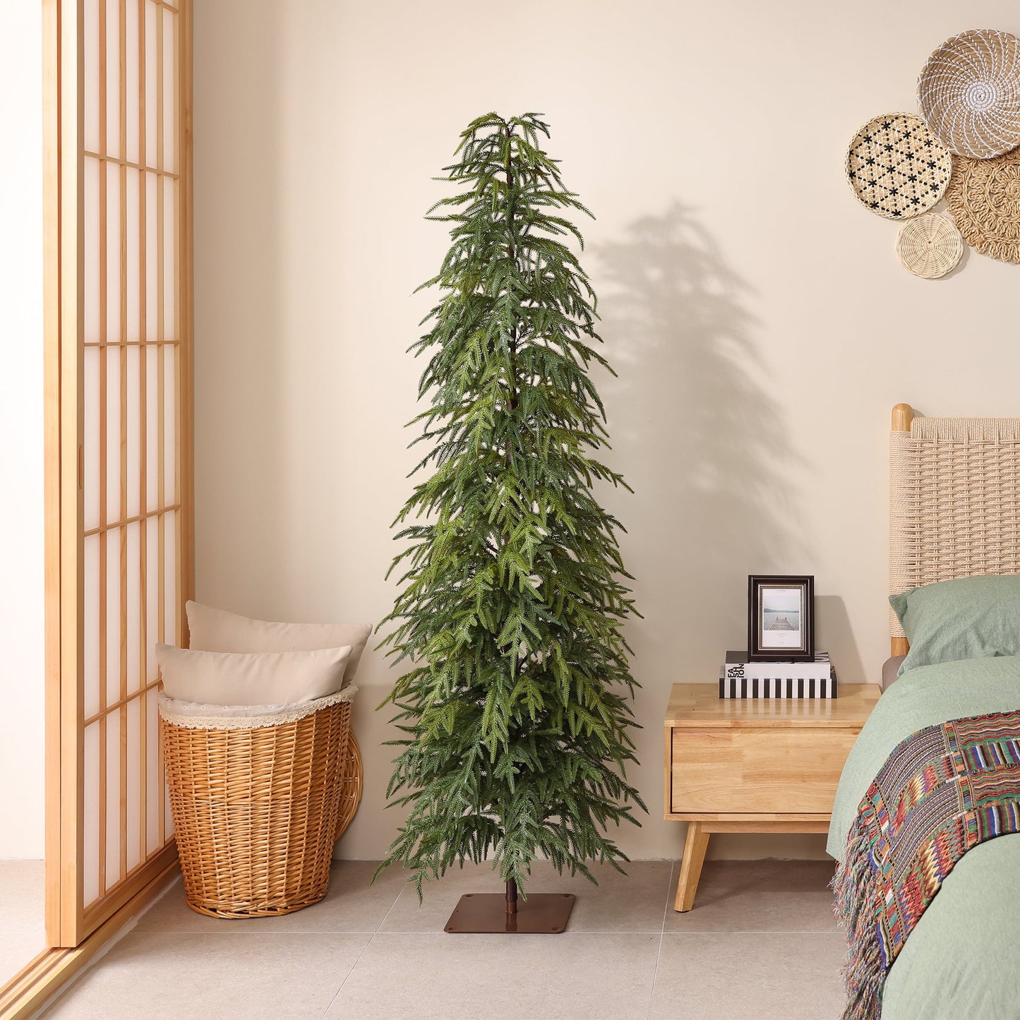 DR.Planzen 6-Foot Artificial Christmas Tree for Indoor Christmas Decor ¨C Premium Green Cypress