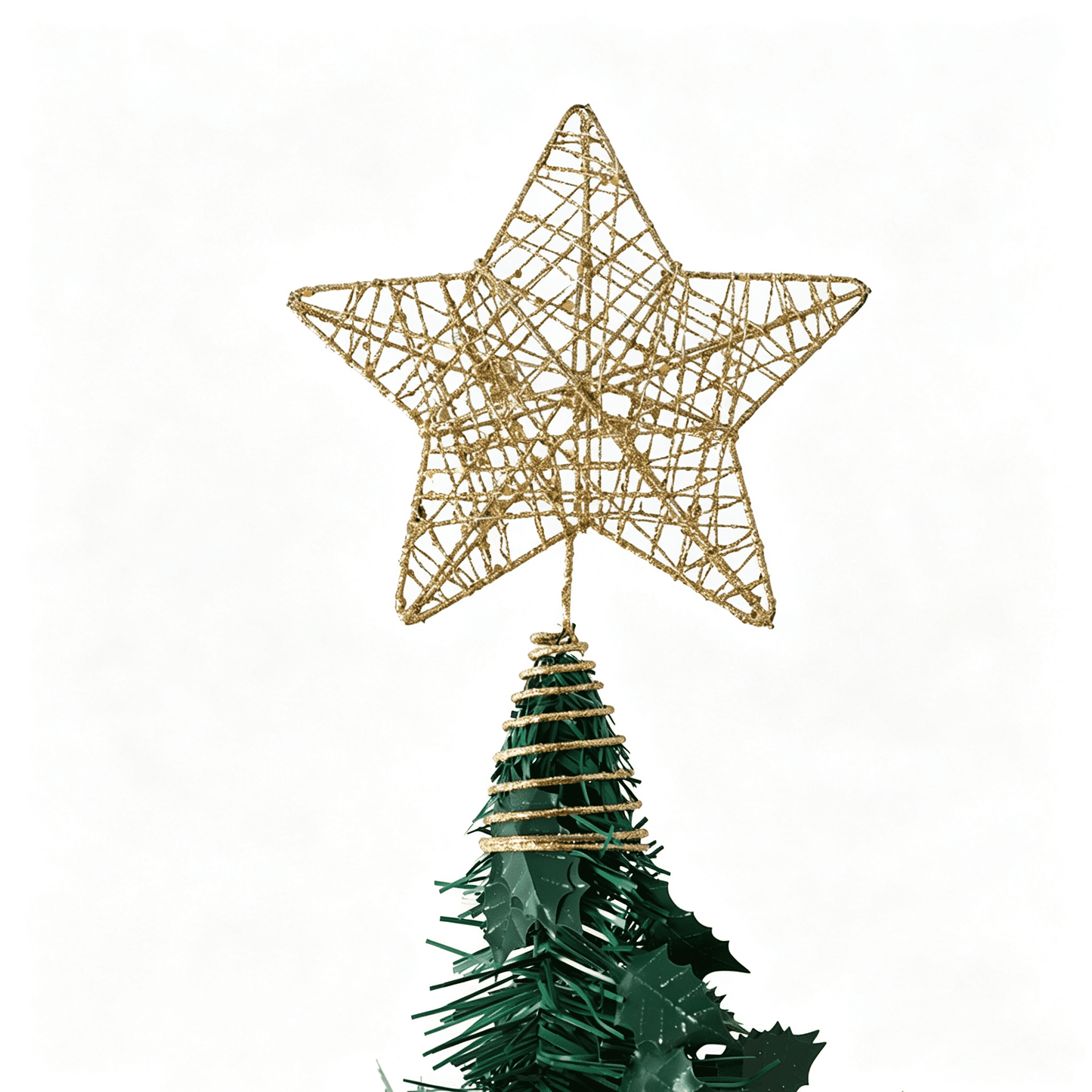 DR.Planzen 6ft Artificial Prelit Christmas Tree - Christmas Tree with Lights, 150 Warm White LED, 8 Modes, 90 Red Gold Ornaments - Collapsible Indoor Holiday Decor for Apartment Office