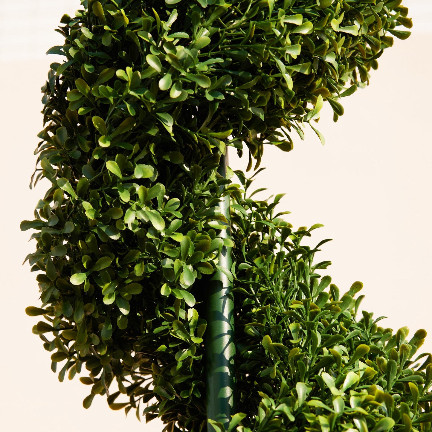 2 Pack 3FT Artificial Boxwood Spiral Topiary Tree ¨C 450 Leaves Faux Boxwood Plant, UV Resistant Artificial Plant ¨C Realistic Front Door Entryway Porch Decor Potted Tree for Outdoor Garden Patio