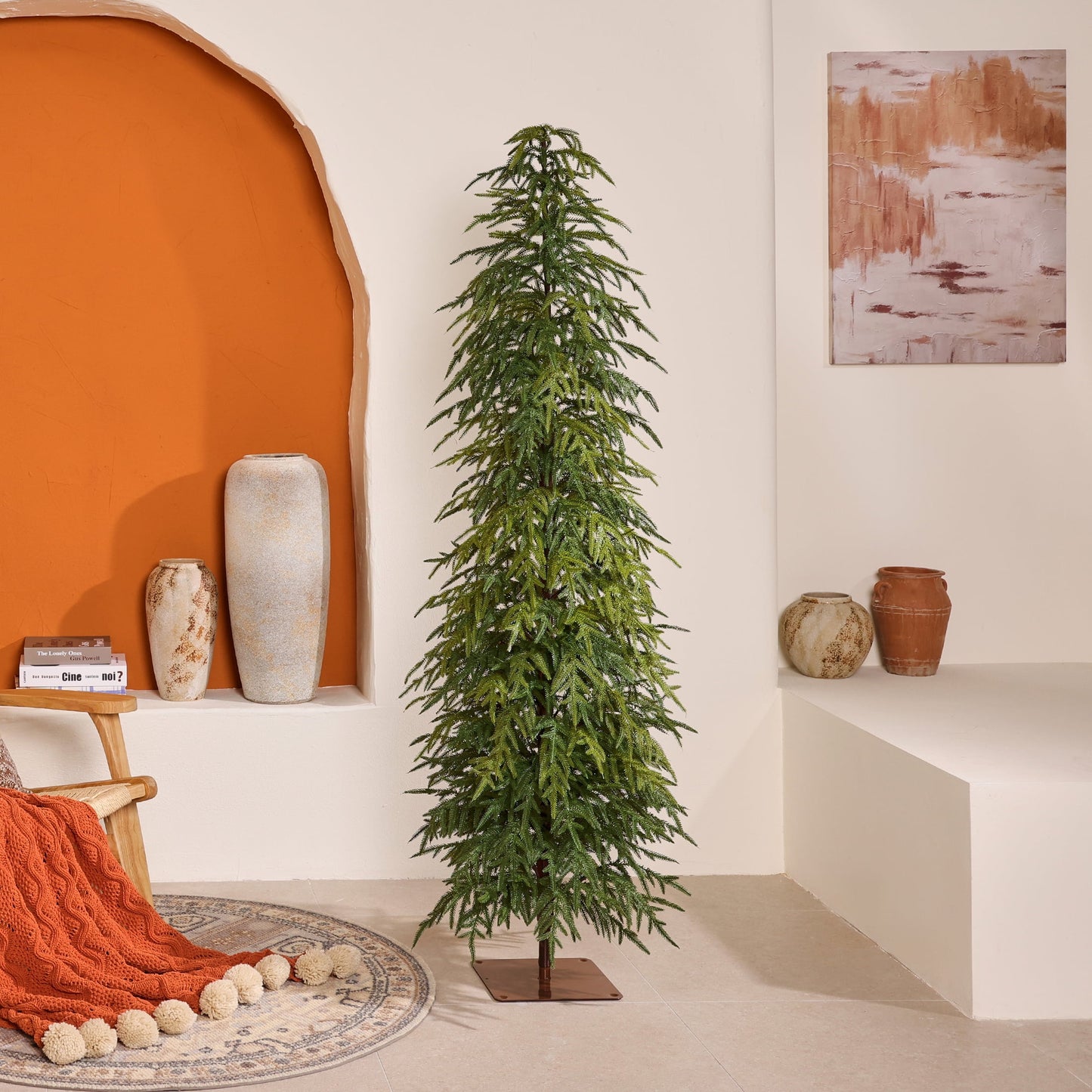 DR.Planzen 6-Foot Artificial Christmas Tree for Indoor Christmas Decor ¨C Premium Green Cypress