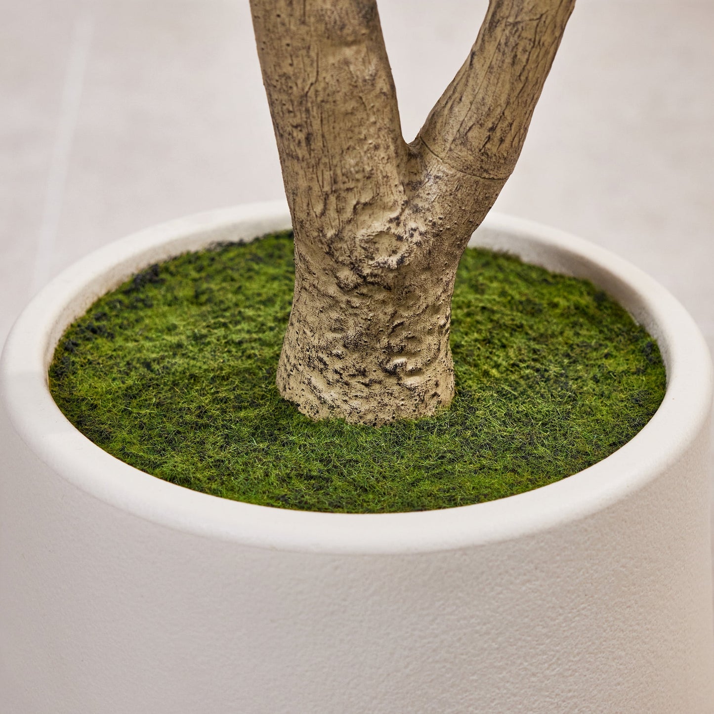 DR.Planzen 6ft Dense Artificial Olive Tree - Faux Olive Plant for Indoor & Outdoor Decor - Adjustable Branches - UV Resistant Realistic Olive Tree in White Planter