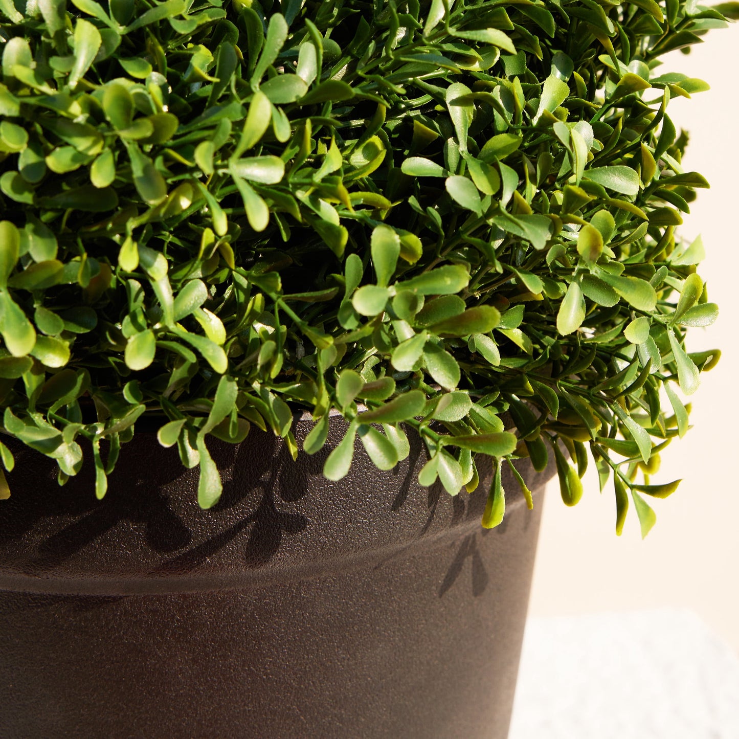 2 Pack 3FT Artificial Boxwood Spiral Topiary Tree ¨C 450 Leaves Faux Boxwood Plant, UV Resistant Artificial Plant ¨C Realistic Front Door Entryway Porch Decor Potted Tree for Outdoor Garden Patio