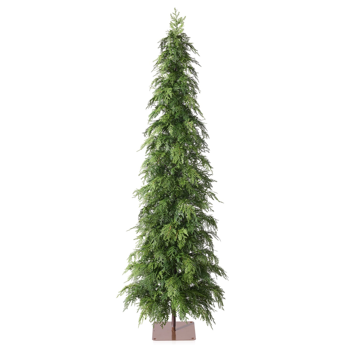 DR.Planzen 2Pack 28in Prelit Artificial Christmas Tree in Urn Planter