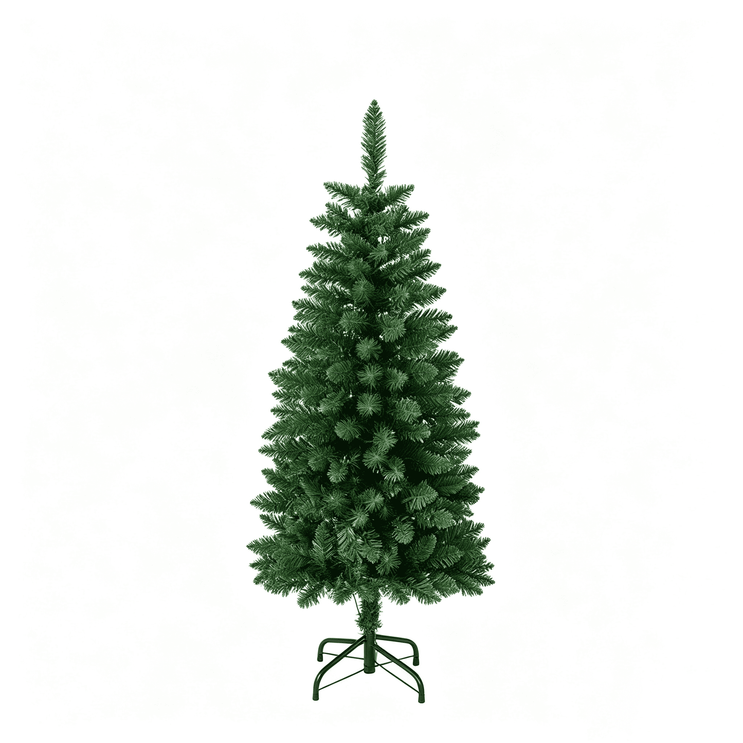 DR.Planzen 4FT Prelit Pencil Christmas Tree, Artificial Slim Christmas Tree, Slim Xmas Tree with Lights - 120 LED Warm White & Multicolor, 9 Modes - Indoor Tree for Apartment Office