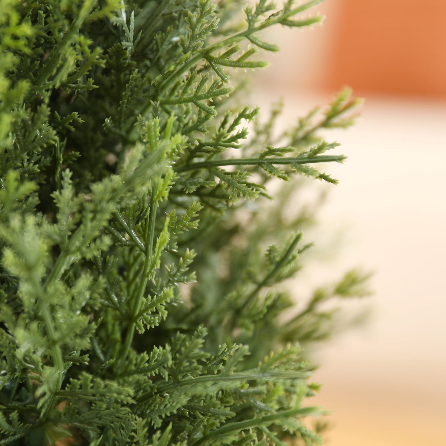 DR.Planzen 5 FT Artificial Cedar Tree with 1609 PE Leaves, Indoor Faux Topiary Cedar Tree, Potted Fake Tree - Adjustable Branches - Slim Decor for Entryway & Covered Porch