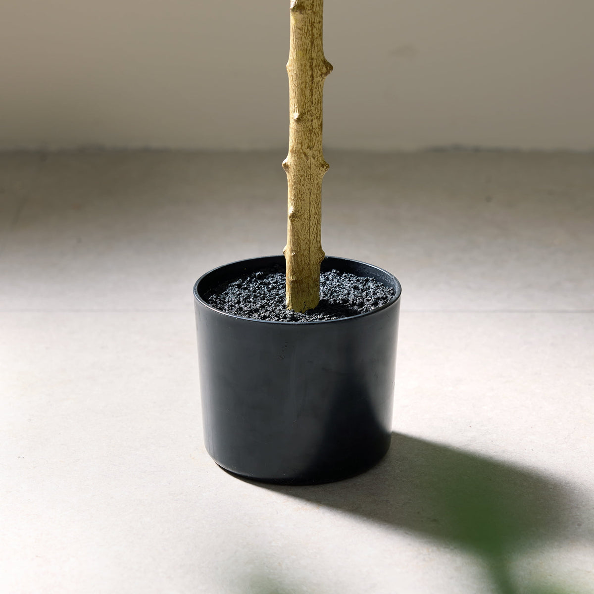 DR.Planzen 7ft Tall Artificial Eucalyptus Tree in Black Pot, Tall Faux Eucalyptus Plant for Home Office Decor