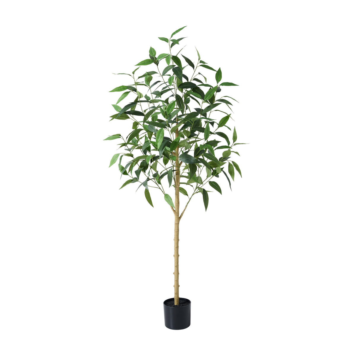 DR.Planzen 6ft Artificial Eucalyptus Tree,Tall Faux Eucalyptus, Large Floor Plant for Home, Office, and Commercial Decor