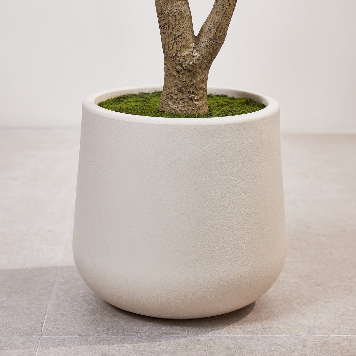 DR.Planzen 6ft Dense Artificial Olive Tree - Faux Olive Plant for Indoor & Outdoor Decor - Adjustable Branches - UV Resistant Realistic Olive Tree in White Planter