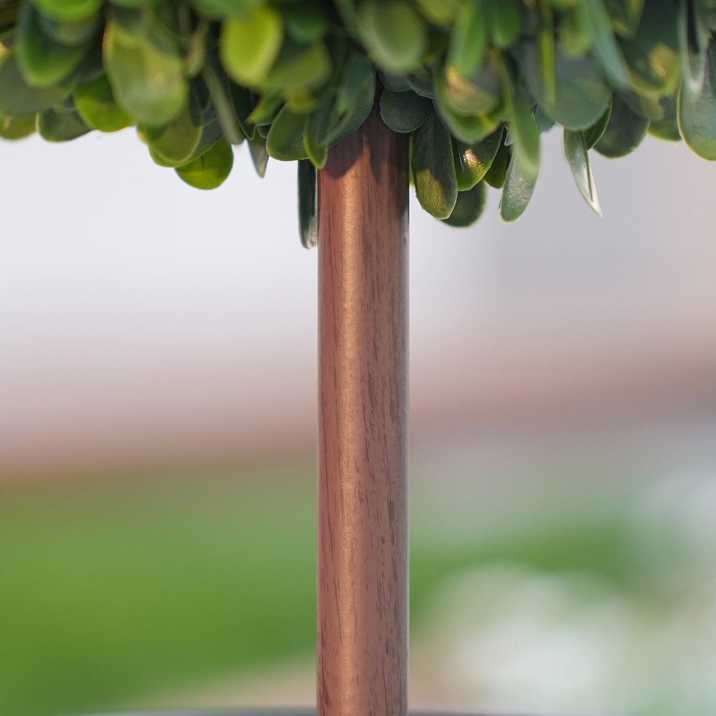 DR.Planzen 2 Pack 36-inch Artificial Boxwood Easter Bunny Topiary in Weighted Black Pot, UV-Resistant Faux Plant for Indoor Outdoor Spring Decor